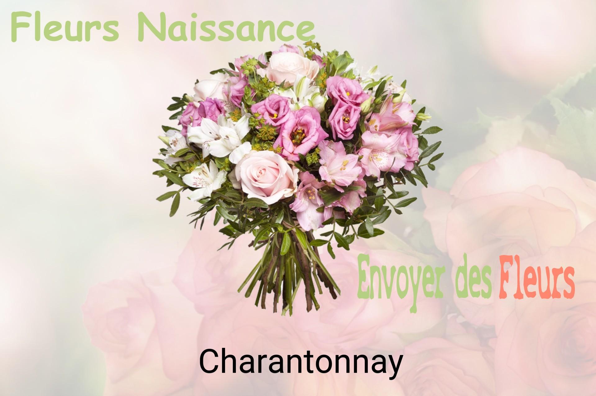 Bouquet de fleurs de naissance livré à Charantonnay